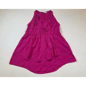 IRO Womens Fuchsia Sleeveless Dress 40 Parisian Lightweight Textured (LL140)